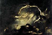 Johann Heinrich Fuseli The Shepherd-s Dream oil on canvas